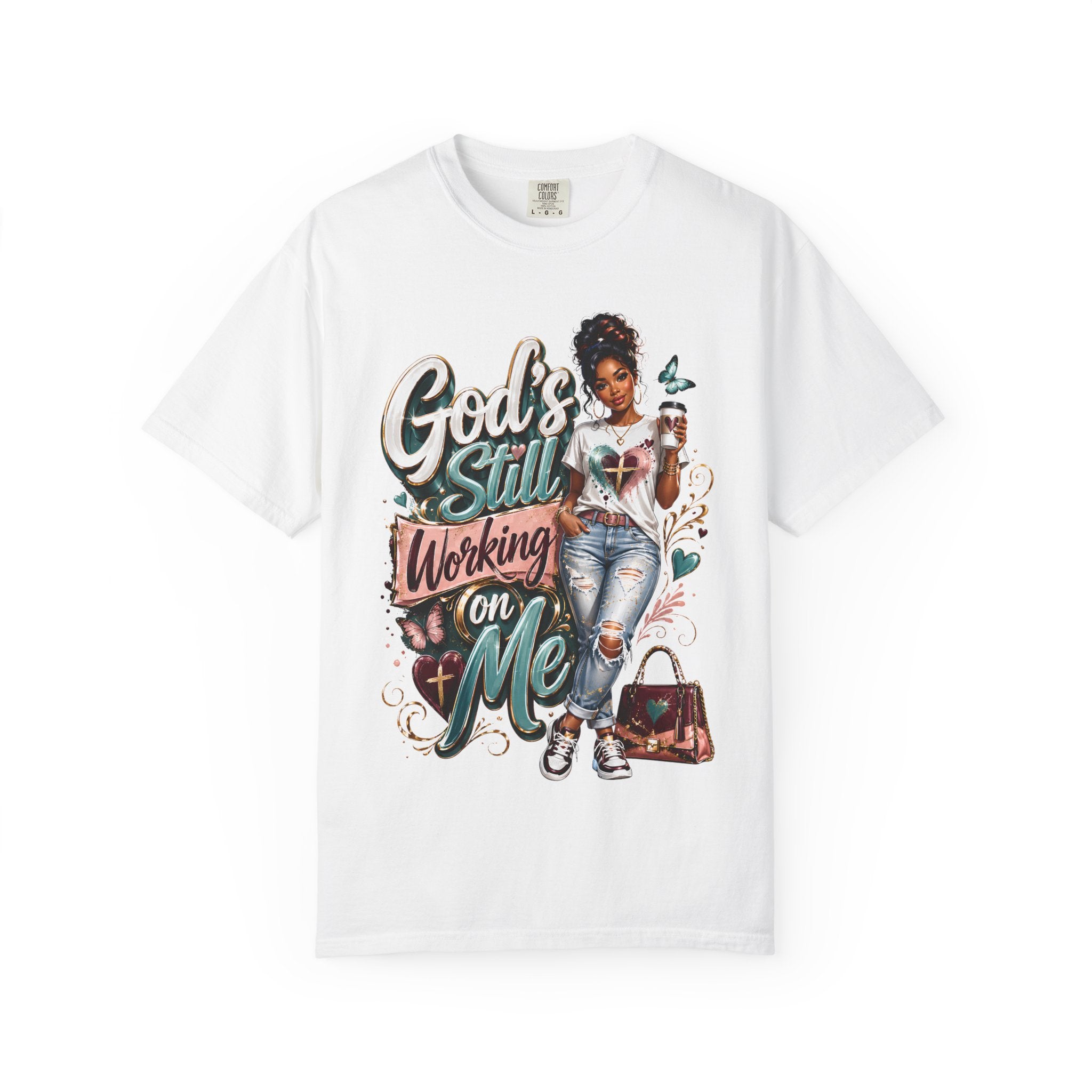 God's Still Working on Me T-Shirt | Faith Graphic Tee