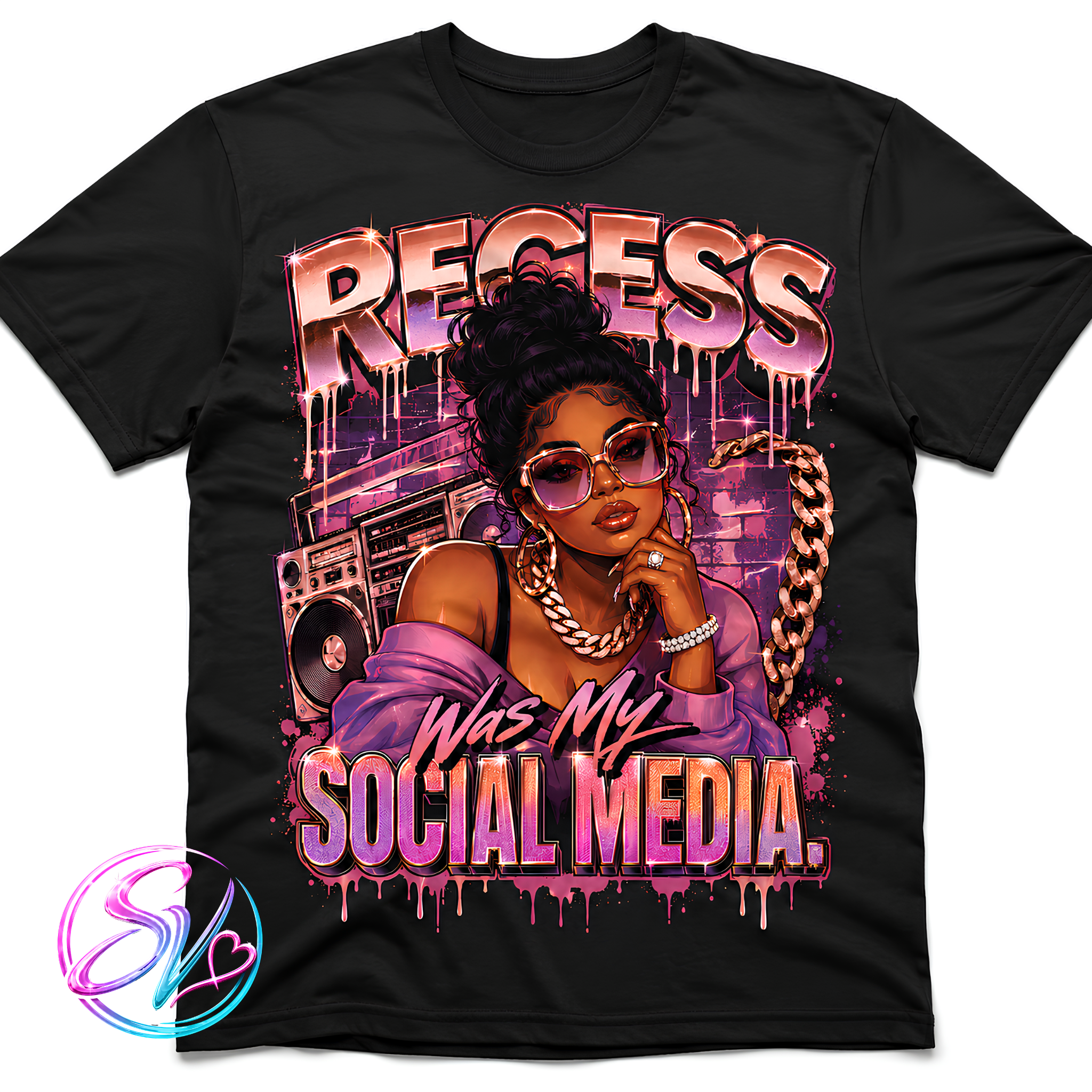 Recess Was My Social Media Tee
