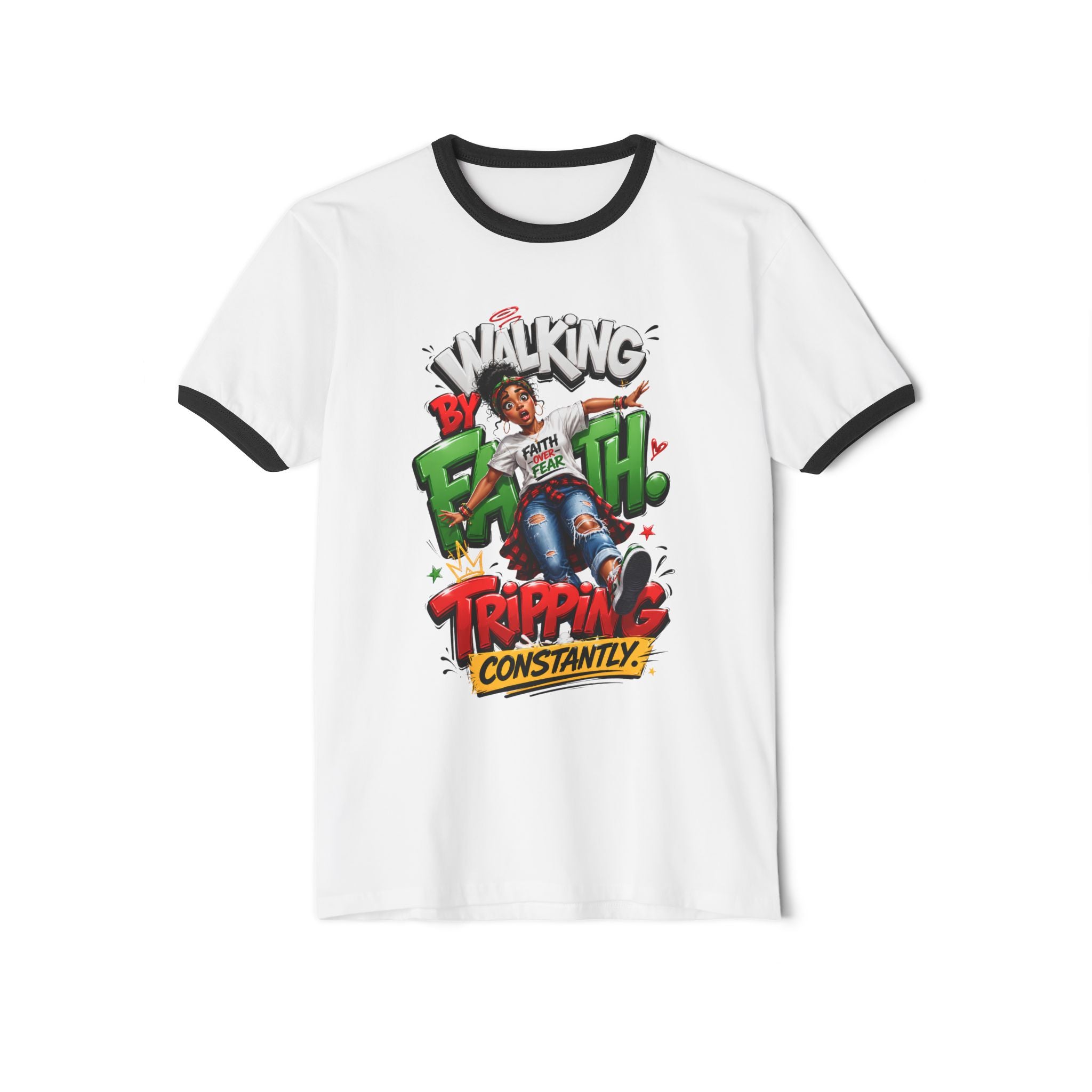 Walking by Faith graphic T-Shirt