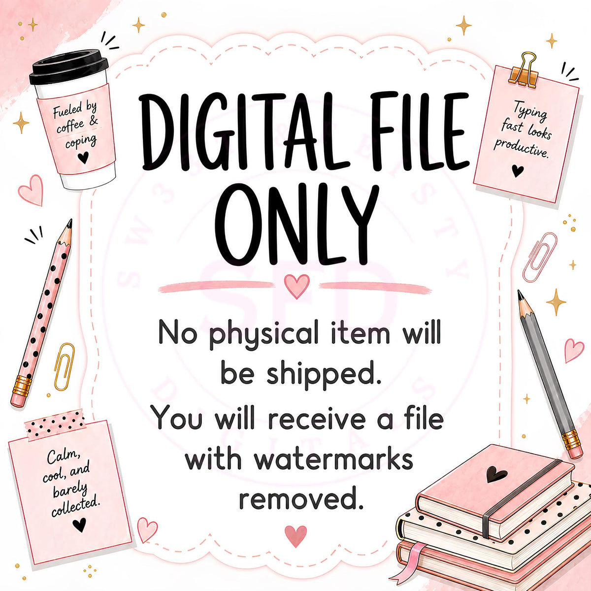 Sarcastic Office Notepad PNG Bundle, 10 Funny Work Checklist Designs, 5x7 Printable Notepad