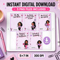 Per My Last Nerve – Sarcastic Office Notepad PNG Bundle | 5x7 Digital Download