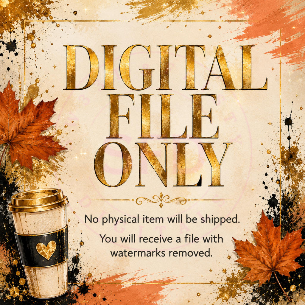 Fall Vibes & Caffeine Tumbler PNG | 20 oz Skinny Tumbler Wrap | Autumn Coffee Design
