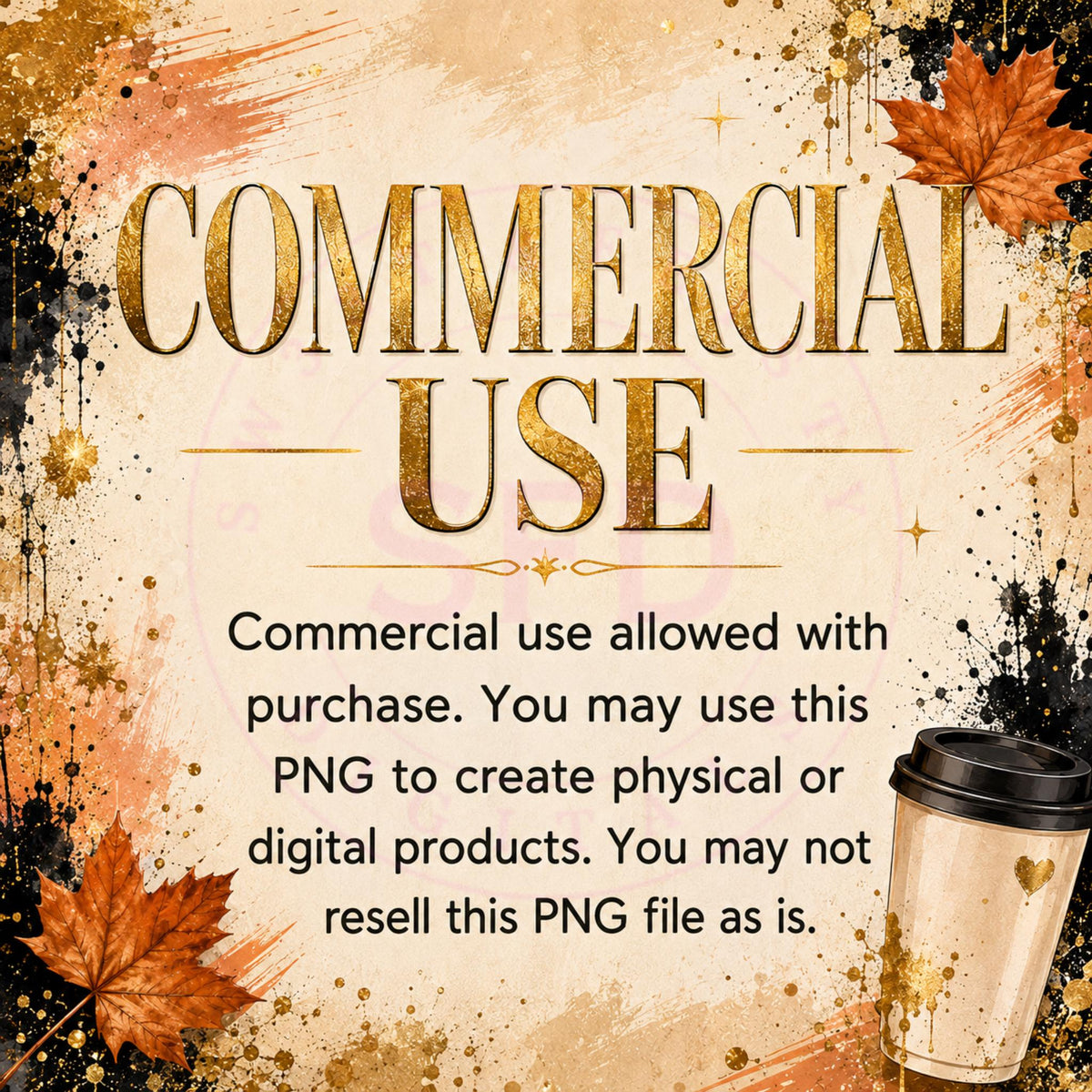 Fall Vibes & Caffeine Tumbler PNG | 20 oz Skinny Tumbler Wrap | Autumn Coffee Design