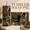 Fall Plans Cancel Them Tumbler Wrap PNG | 20 oz Skinny Tumbler Sublimation Design